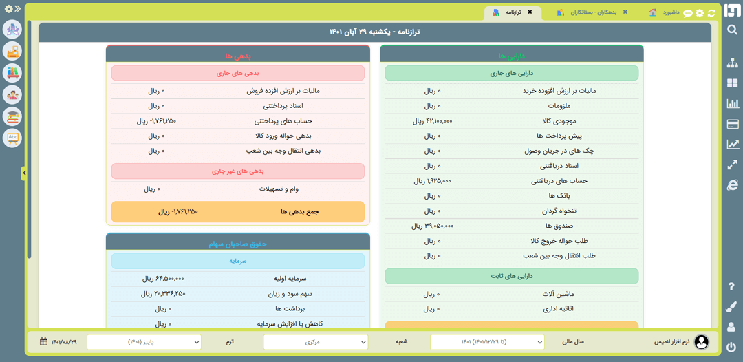 ترازنامه